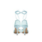 Bottega Veneta Blue Fabric And Leather Sandal