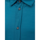 Canali Blue Cotton Shirt