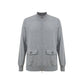 Gran Sasso Gray Cotton Cardigan