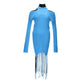 Bottega Veneta Blue Cotton Long