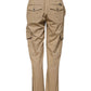 Dolce & Gabbana Beige Mid Waist Cargo Tapered Pants