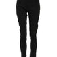 Dolce & Gabbana Black Cotton Skinny Mid Waist Denim Jeans