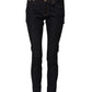 Dolce & Gabbana Blue Cotton PRETTY LowWaist Skinny Denim Jeans