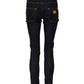 Dolce & Gabbana Blue Cotton PRETTY LowWaist Skinny Denim Jeans