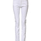 Dolce & Gabbana White GRACE Mid Waisted Skinny Denim Jeans