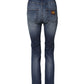 Dolce & Gabbana Blue Rhinestone Embellished Denim Jeans