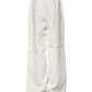 Dolce & Gabbana White Viscose Wide Leg Pull On Pants