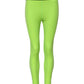 Dolce & Gabbana Green Nylon Slim Fit Leggings Pants