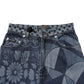 Dolce & Gabbana Blue Graphic Print Cotton Skinny Denim Jeans