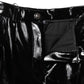 Dolce & Gabbana Black High Waist Cargo Bootcut Pants