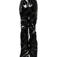 Dolce & Gabbana Black High Waist Cargo Bootcut Pants