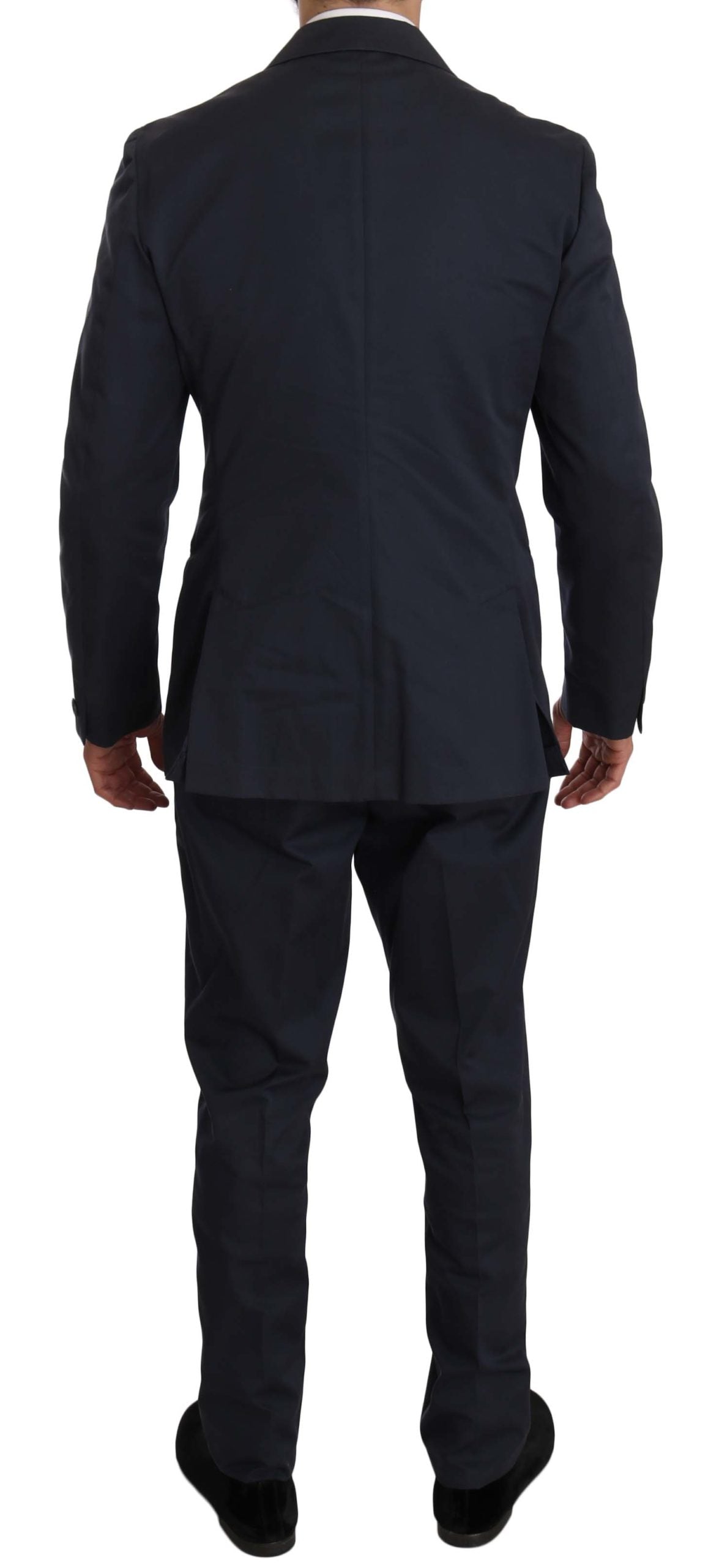Eleganter blauer Zweiteiler