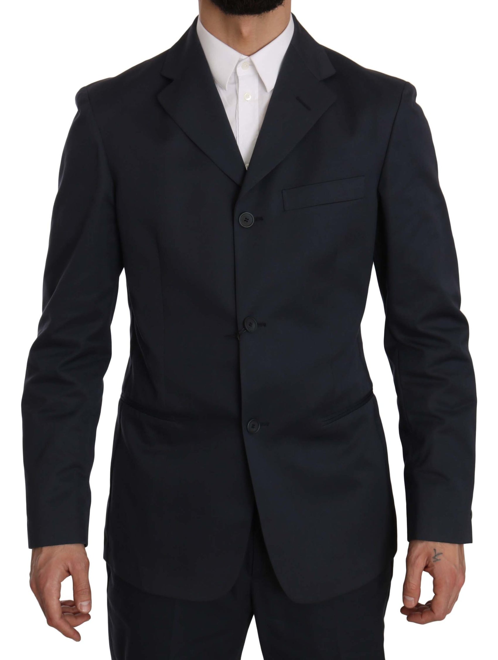 Eleganter blauer Zweiteiler