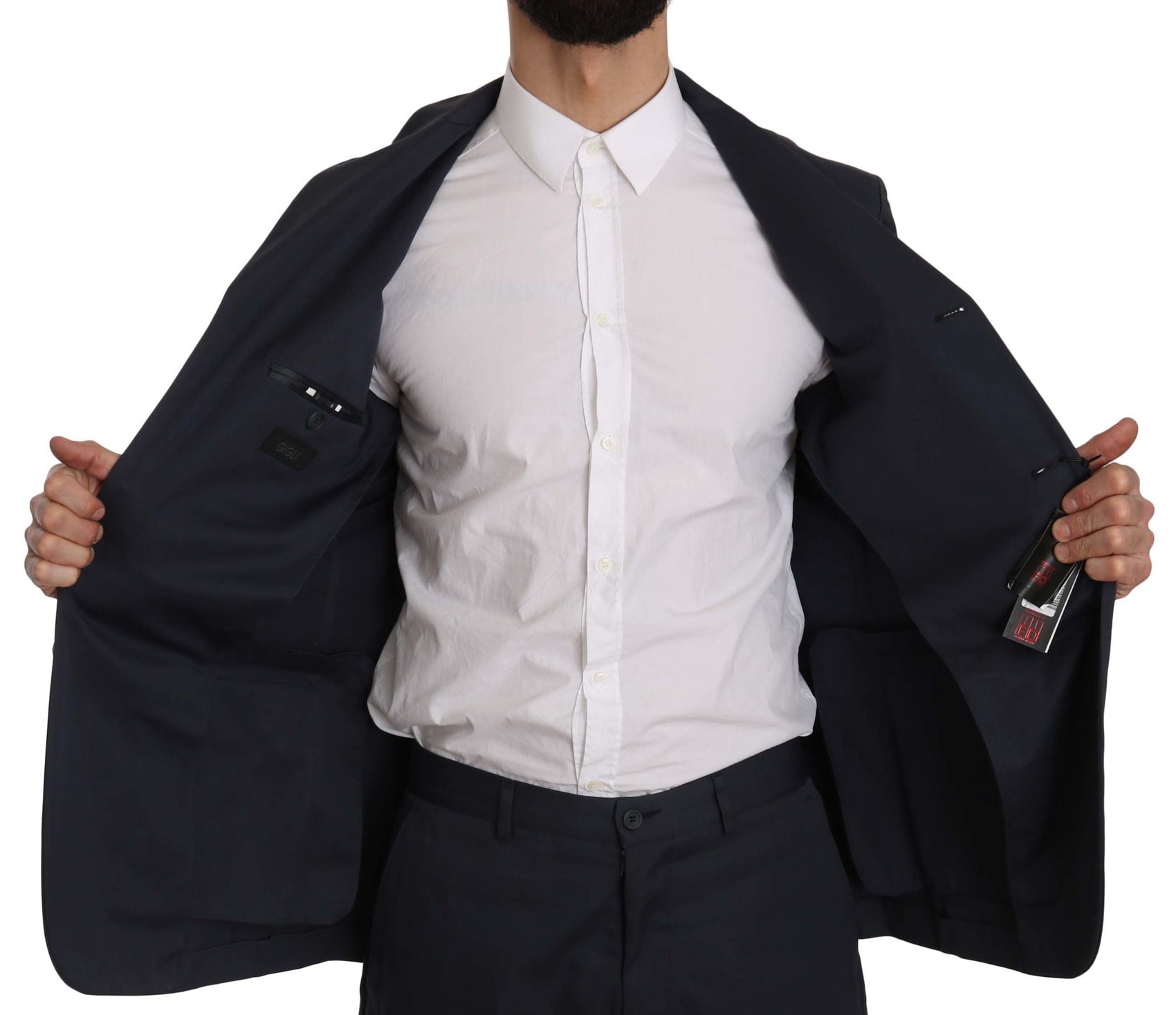 Eleganter blauer Zweiteiler