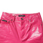 Dolce & Gabbana Pink Cotton High Waisted Skinny Denim Jeans
