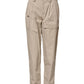 Dolce & Gabbana Beige Cotton High Waisted Pants