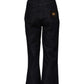 Dolce & Gabbana Blue Cotton High Waisted Flared Denim Jeans