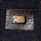 Dolce & Gabbana Blue Cotton High Waisted Flared Denim Jeans