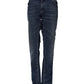 Dolce & Gabbana Blue Cotton Mid Waisted Straight Denim Jeans