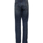 Dolce & Gabbana Blue Cotton Mid Waisted Straight Denim Jeans