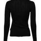 Dolce & Gabbana Black Wool Knit Crew Neck Cardigan Sweater