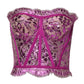 Dolce & Gabbana Pink Bustier Sleeveless Corset Blouse Top