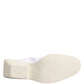 Maison Margiela White Square Heel Zip Ankle Boots Shoes