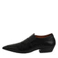 Marsell Black Soft Leather Loafer Pointed Toe Slip On Shoes