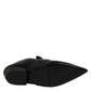 Marsell Black Soft Leather Loafer Pointed Toe Slip On Shoes