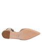 Max Mara Beige Leather Pointed Toe Sandals Ballet Flat Shoes