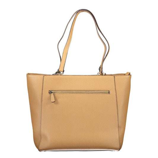 Guess Jeans Brown Polyethylene Handbag