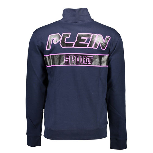 Plein Sport Blue Cotton Sweater