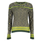 Desigual Green Cotton Sweater