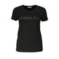 Patrizia Pepe Black Elastane Tops & T-Shirt