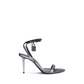 Tom Ford Silver Calf Leather Bos Taurus Stiletto Heel Sandals