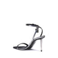 Tom Ford Silver Calf Leather Bos Taurus Stiletto Heel Sandals