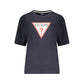 Guess Jeans Blue Cotton Tops & T-Shirt
