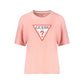 Guess Jeans Pink Cotton Tops & T-Shirt