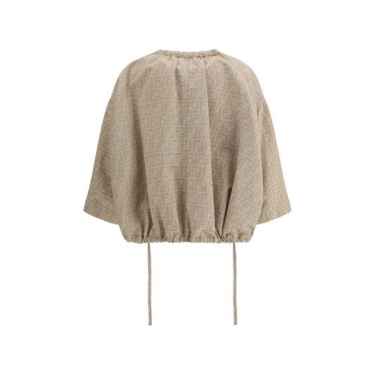 Fendi Oversize chambray Jacket