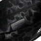 Dolce & Gabbana Black Nylon Logo Plaque Keyring Pouch Clutch Bag