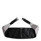 Dolce & Gabbana Gray Men 100% Silk Belt Wide Waist Cummerbund