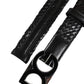 Dolce & Gabbana Black Classic Leather DG Logo Buckle Belt