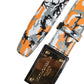 Dolce & Gabbana Multicolor Camouflage Metal Logo Buckle Belt