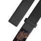Dolce & Gabbana Black Leather Classic Metal Logo Buckle Belt