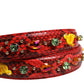 Dolce & Gabbana Multicolor Embellished Handbag Accessory Shoulder Strap