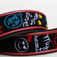 Dolce & Gabbana Black Cotton Printed Women Bag Accessory Shoulder Strap