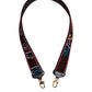Dolce & Gabbana Black Cotton Printed Women Bag Accessory Shoulder Strap