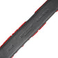 Dolce & Gabbana Red Viscose Silver DG Logo Metal Buckle Belt