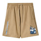 Brown Cotton Short