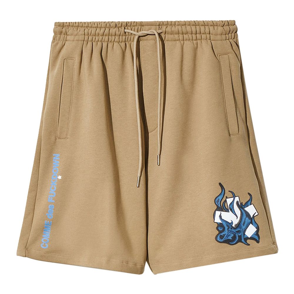 Brown Cotton Short